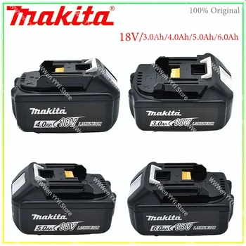 makita Оригинал 18V makita 6.0Ah 5.0Ah Литий-Ионная Аккумуляторная батарея 18v Сменные Батареи для дрели BL1860 BL1830 BL1850 BL1860B  5
