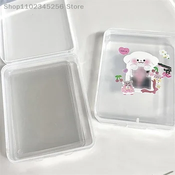 Прозрачная Пластиковая Коробка Для Классификации Настольных Визитных Карточек, Коробка Для Канцелярских Принадлежностей  2