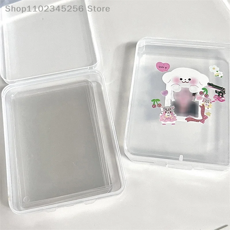 Прозрачная Пластиковая Коробка Для Классификации Настольных Визитных Карточек, Коробка Для Канцелярских Принадлежностей